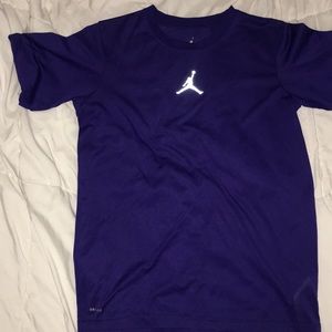 Purple Dri-Fit basketball shirt